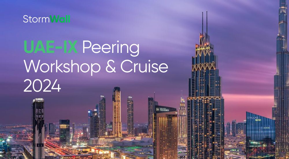 StormWall joined the UAE-IX Peering Workshop & Cruise in Dubai